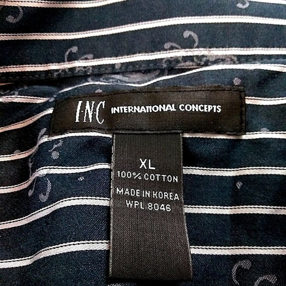 INC International Concepts Men's Dress Shirt - Picture 4 of 8